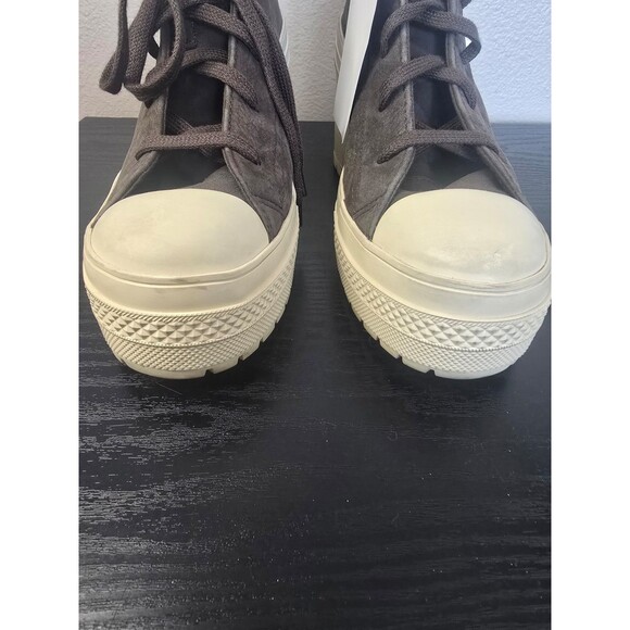 Converse Chuck Taylor All Star Platform Heel Boots Nubuck leather women size 8.5 - Picture 3 of 11
